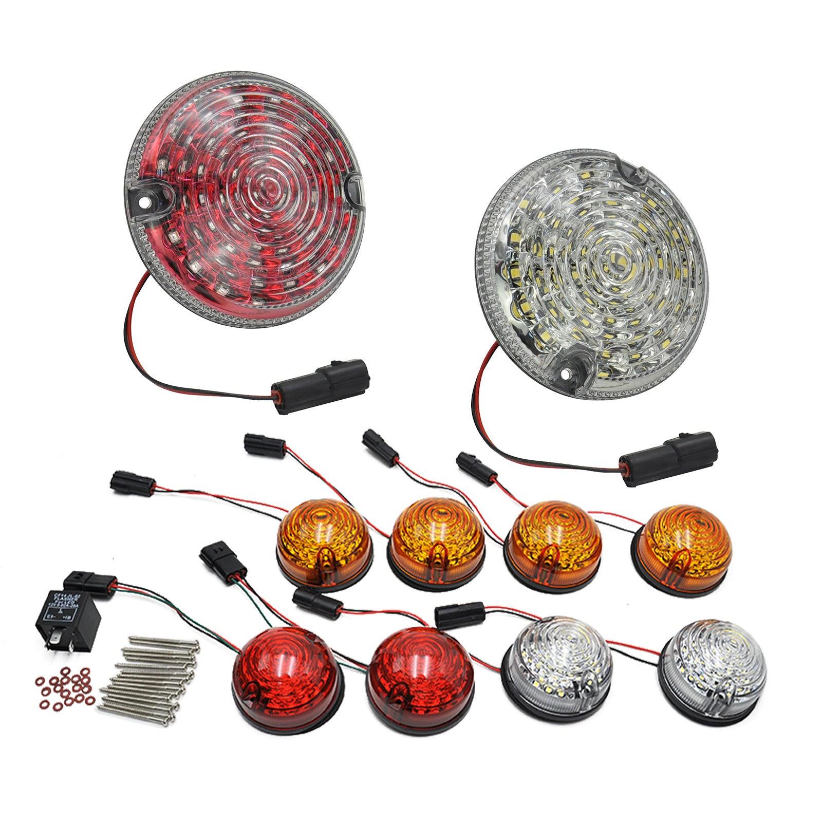 LAND ROVER DEFENDER Nebbia Led Fumo E Luce Posteriore / Lampada + Spine Kit Aggiornamento Kit